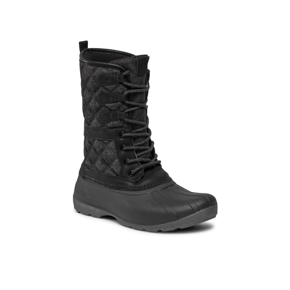 Kamik Sierra NF4329-BLK Snow Boots Girls US 12 Black Round Toe Mid-Calf JOBB1156